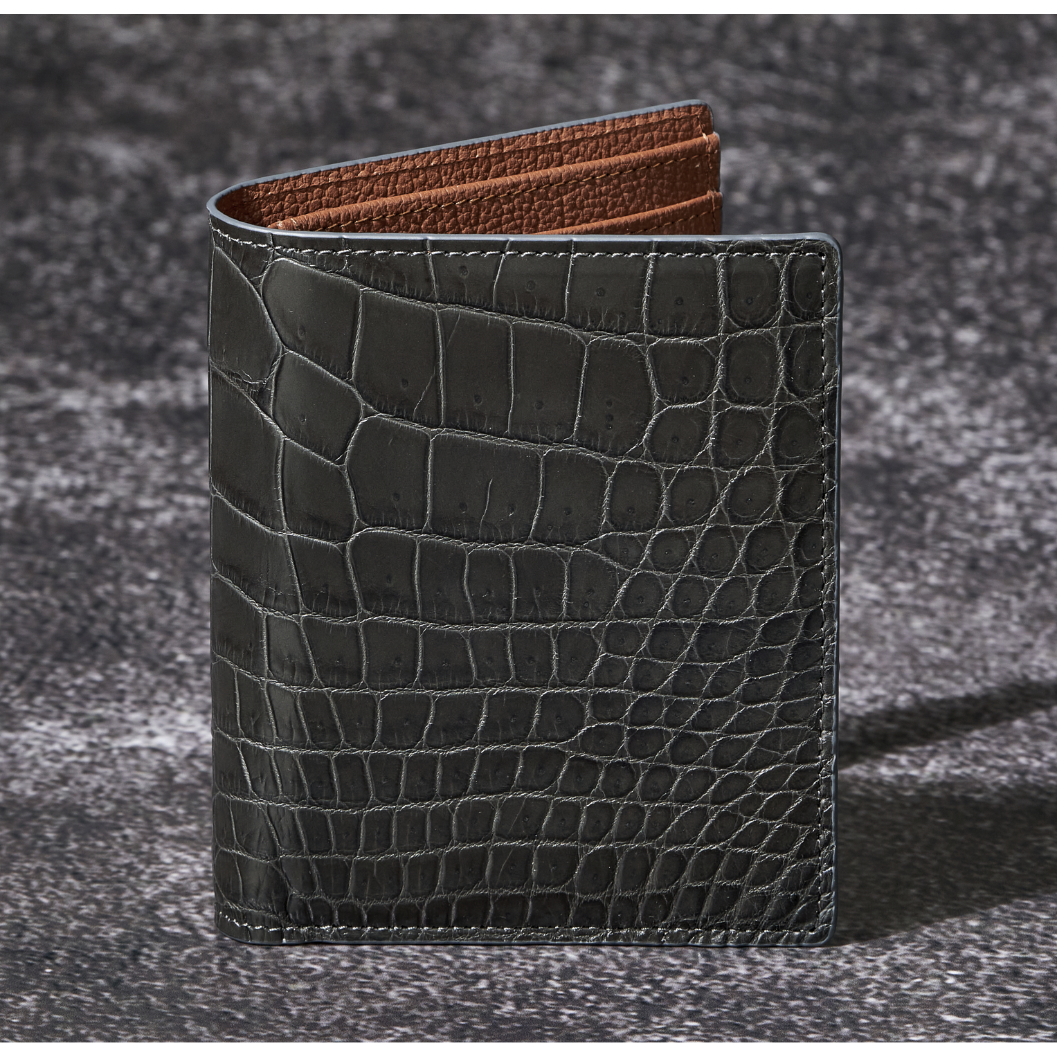 더퀴르 남자 악어가죽 중지갑 명품 남성 지갑 285,000원
