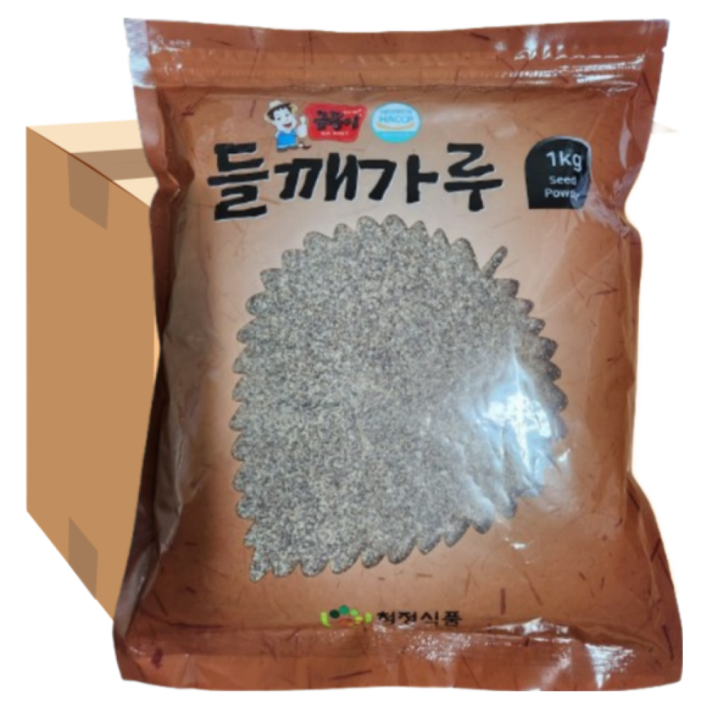 청정식품 굵은 들깨가루 대용량 가정용 간단 캠핑 자취, 15개, 1kg 96,000원