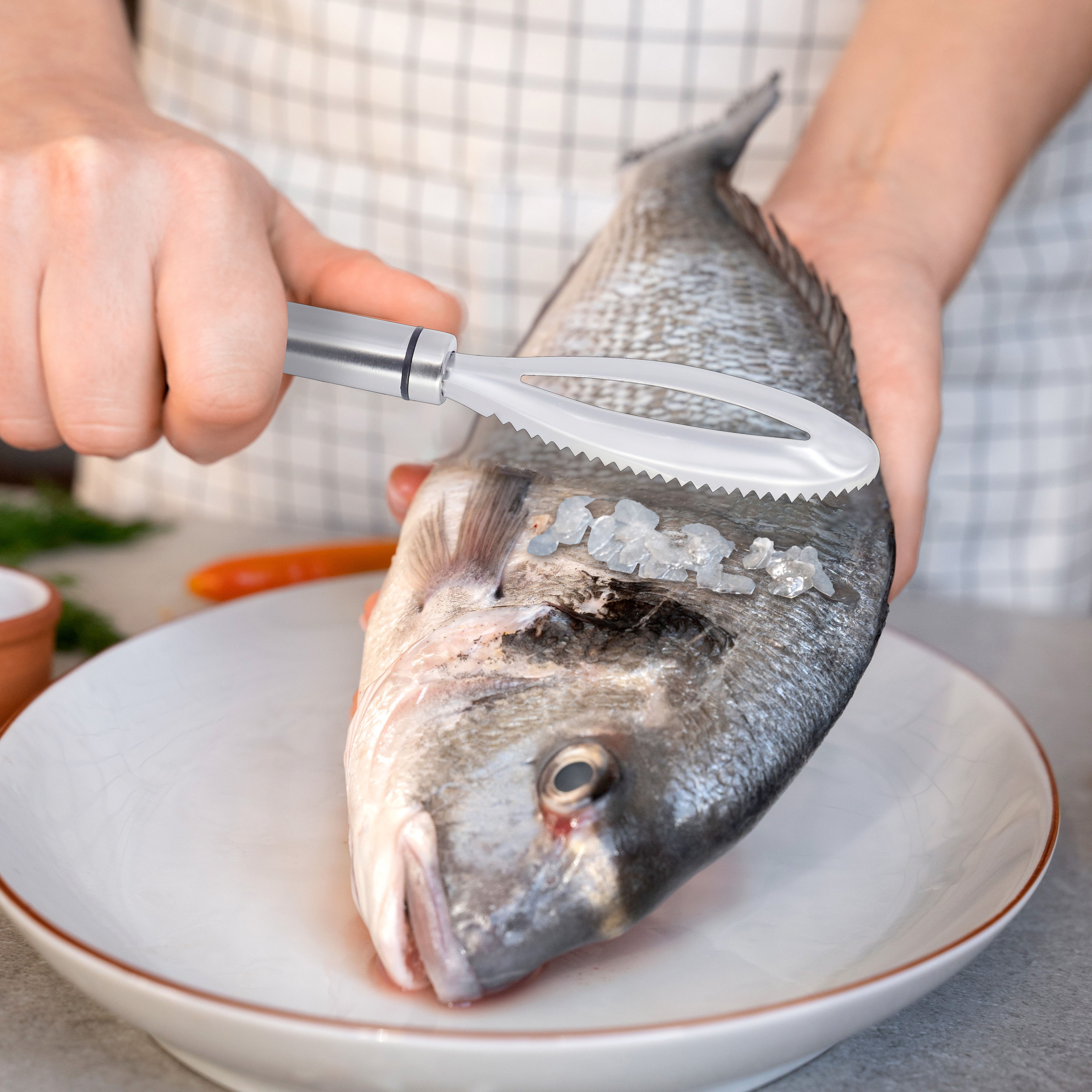 수산물업자용 생선 비늘치기 전용 칼 비늘제거기 비늘칼 생선비늘제거기 4,100원