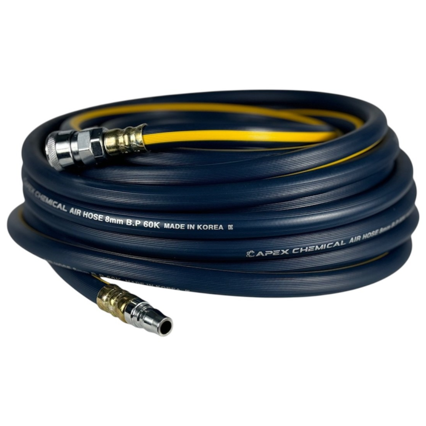 [에이팩스케미칼] 국산 8mm, 9.5mm, 13mm 고압 에어호스 콤프레샤 10M 15M 20M 30M 50M 카플러장착 콤프레샤호스, 1개 26,930원