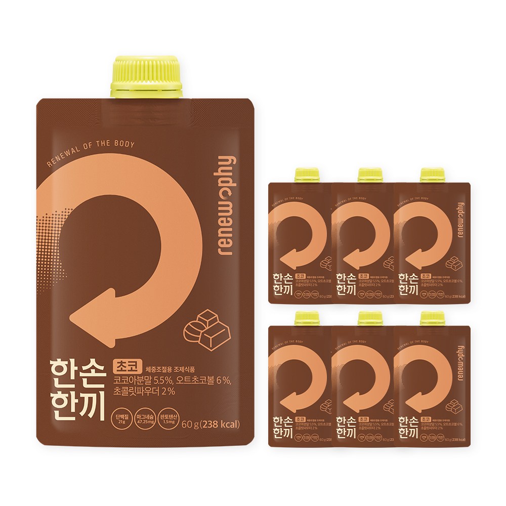 한손한끼 단백질 쉐이크 파우치 프로틴 식사대용 25,900원