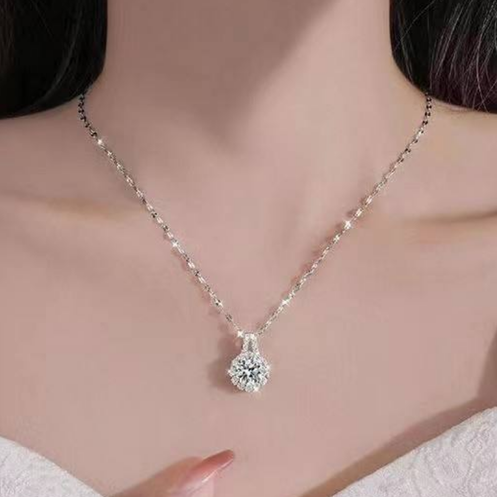 모이사나이트 2캐럿 여자 목걸이 데일리웨어 11,900원