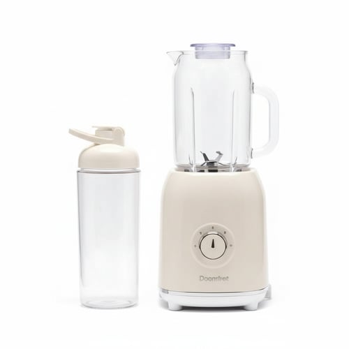 쿠잉전자 레트로 미니 믹서기 크림 51,300원