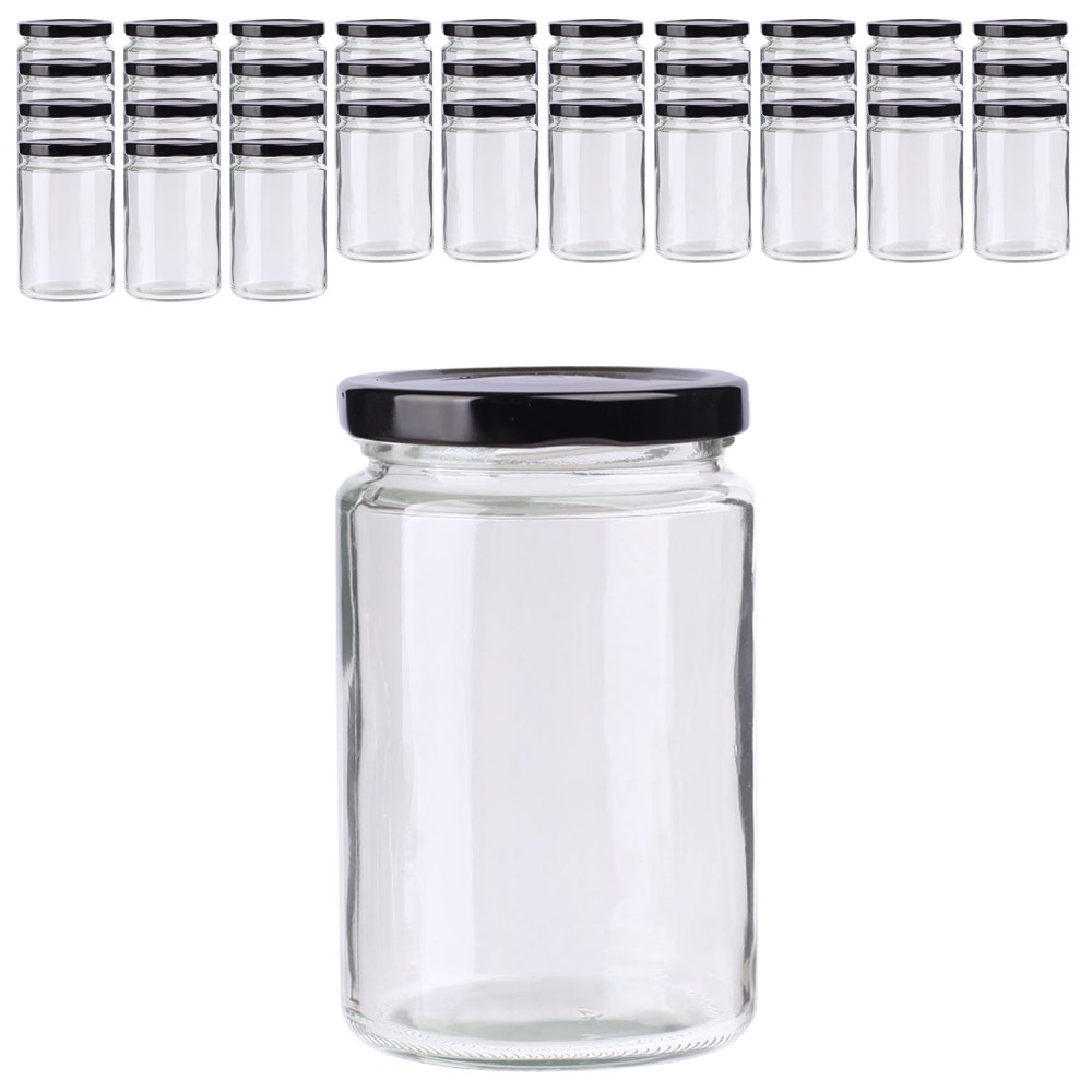 가인글로벌 공통400 원형 유리병 러그캡 블랙, 34개, 350ml, 현재가 38,800원