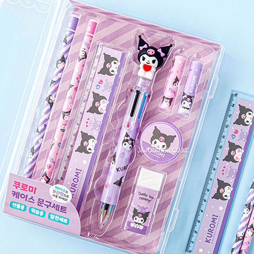 쿠로미 케이스 문구세트 유치원 어린이집 초등학생 여아 생일 선물 답례품, 퍼플, 1개 4,230원