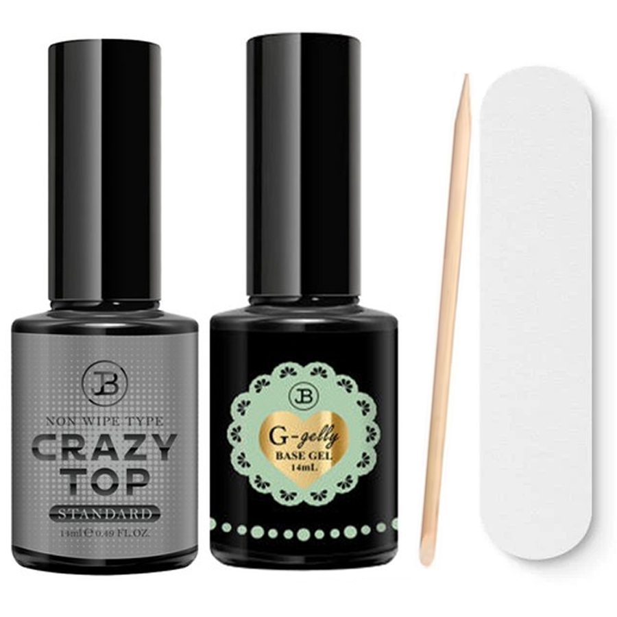 그라시아 진비 지젤리 베이스젤+스탠다드탑젤+우드스틱화일세트, 투명, 1개, 14ml 16,800원