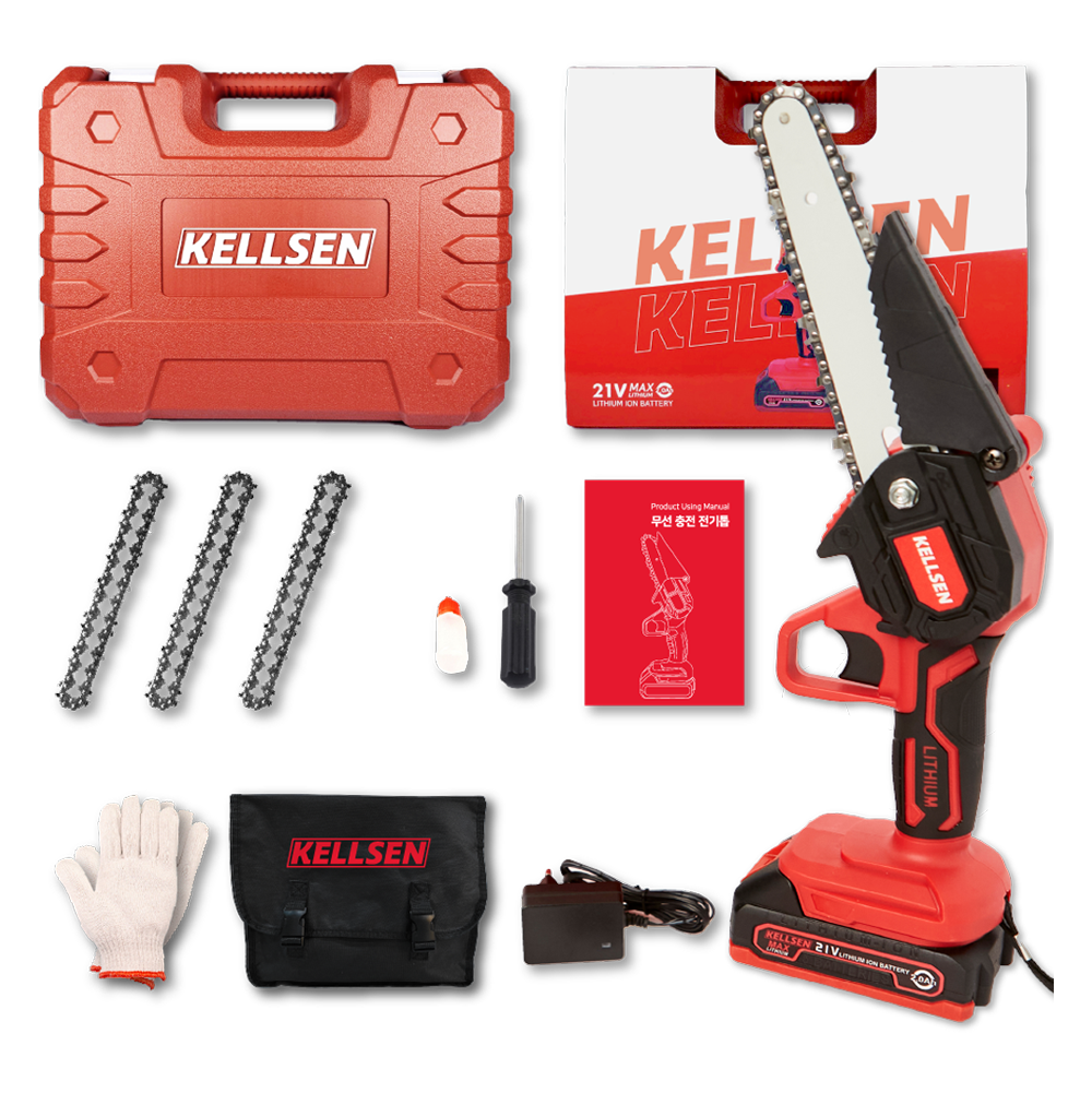 디케이켈슨 고출력 충전식 무선 전기톱 배터리 1p 세트, 1세트 98,900원