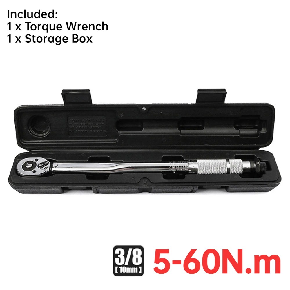 가역 래칫 키 스퀘어 드라이브 가역 래칫 스패너 정밀 프리셋 자동차 수리 도구 3/8 인치 5 60N m 토크 렌치 28,400원