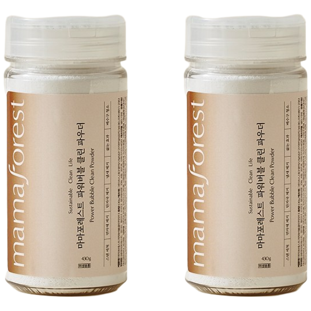 마마포레스트 기름때 연마제 제거 세척제 파워버블 클린파우더 430g, 430ml, 2개, 현재가 28,900원