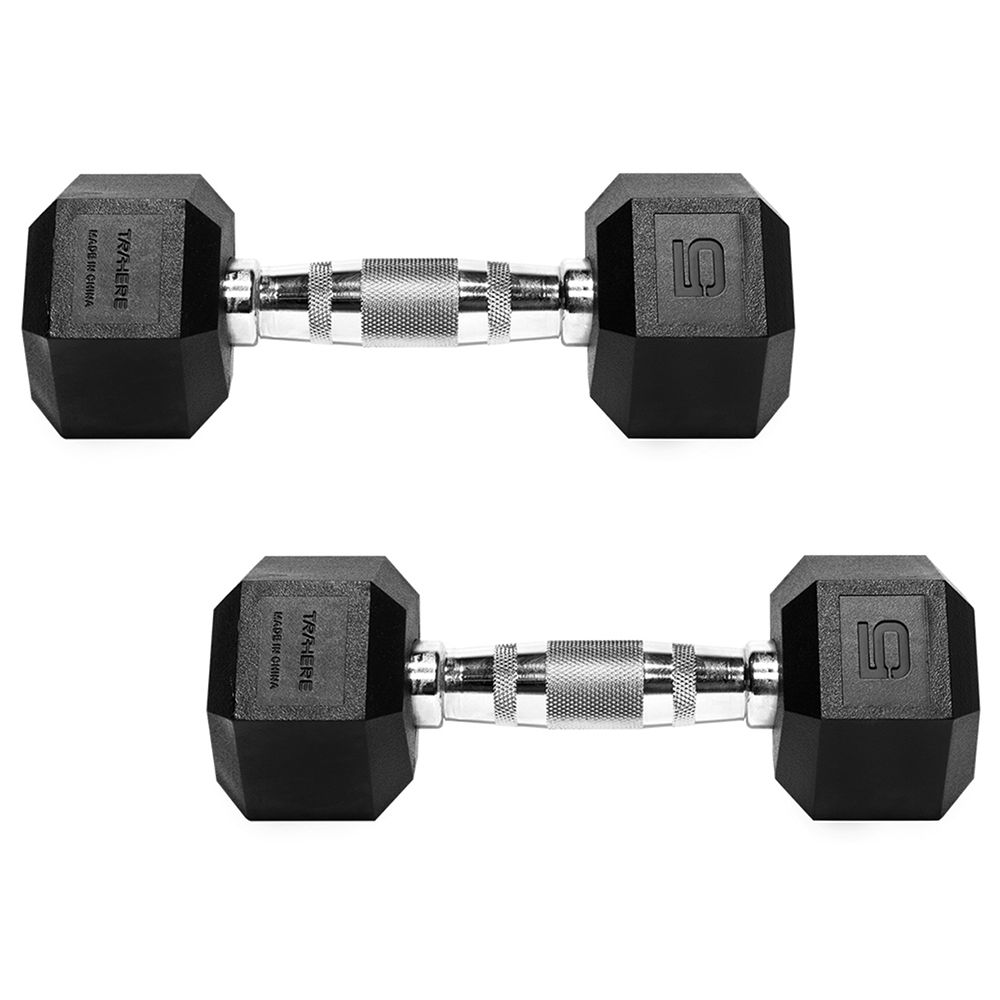 트라히어 PEV 육각 덤벨, 5kg, 2개 44,900원