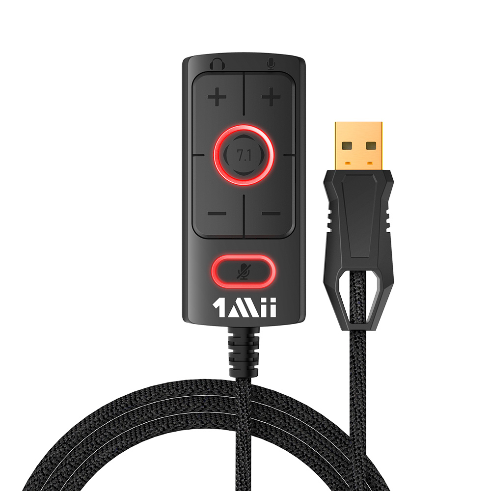 원미 7.1채널 USB 게이밍 사운드카드 어댑터 외장형 1.8m, S03 25,650원