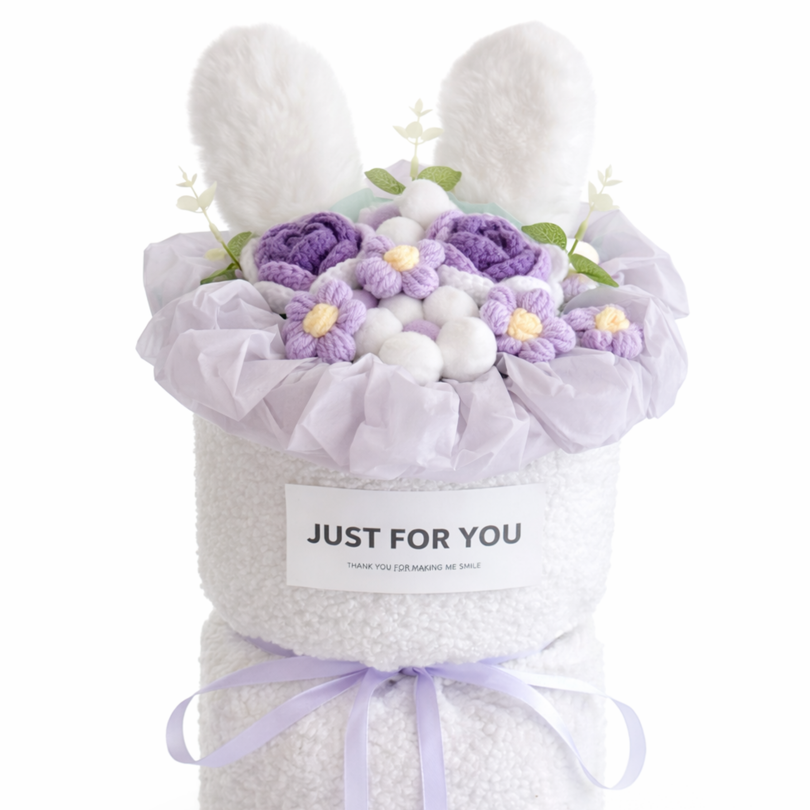 카미 졸업식 입학식 귀여운 토끼 니트 꽃다발 + 쇼핑백 23,800원