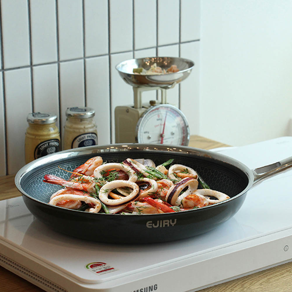 에지리 IH 통3중 인덕션 스텐큐브G 프라이팬 30cm 123,000원