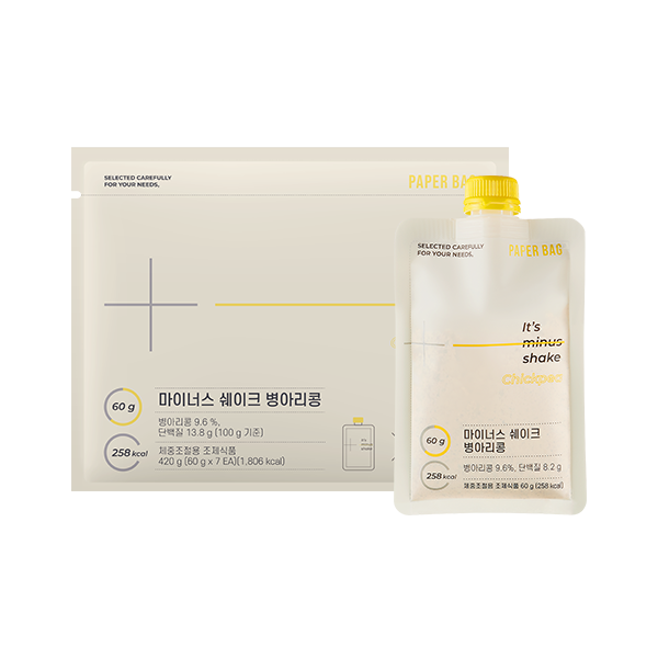 페이퍼백 마이너스 쉐이크 병아리콩, 420g, 1개 34,000원