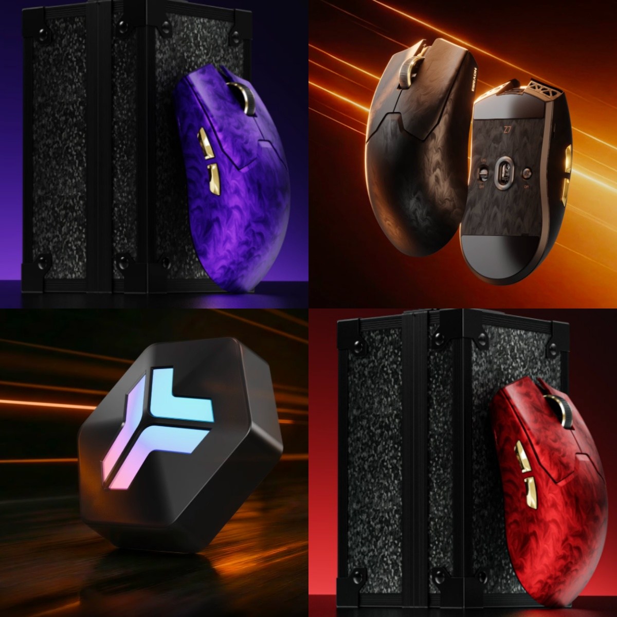 EWEADN Z7 무선 게이밍 마우스 탄소섬유 경량화 PAW3950 500mah긴항속 NTC항온 최대42000DPI 듀얼8K 0.125ms 트루펙트신상 91,500원