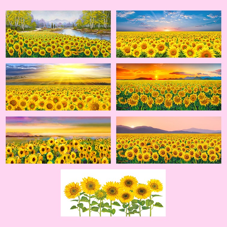 고려미술 명작 갤러리 해바라기 그림 풍수 인테리어 돈들어오는 그림 캔버스액자 와이드 7종 95,000원