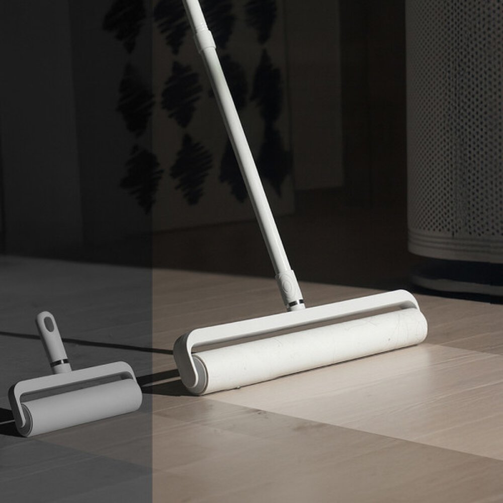 크린롤 돌돌이 테이프클리너 초대형 36cm 3단 길이조절 밀대 본품+리필 60매x4개 세트 29,120원