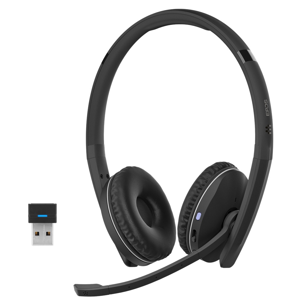 MS Teams호환 무선도글+블루투스 헤드셋 EPOS Adapt260 화상회의 음악감상 채팅 노이즈캔슬링 마이크 2년보증, Adapt260 159,000원