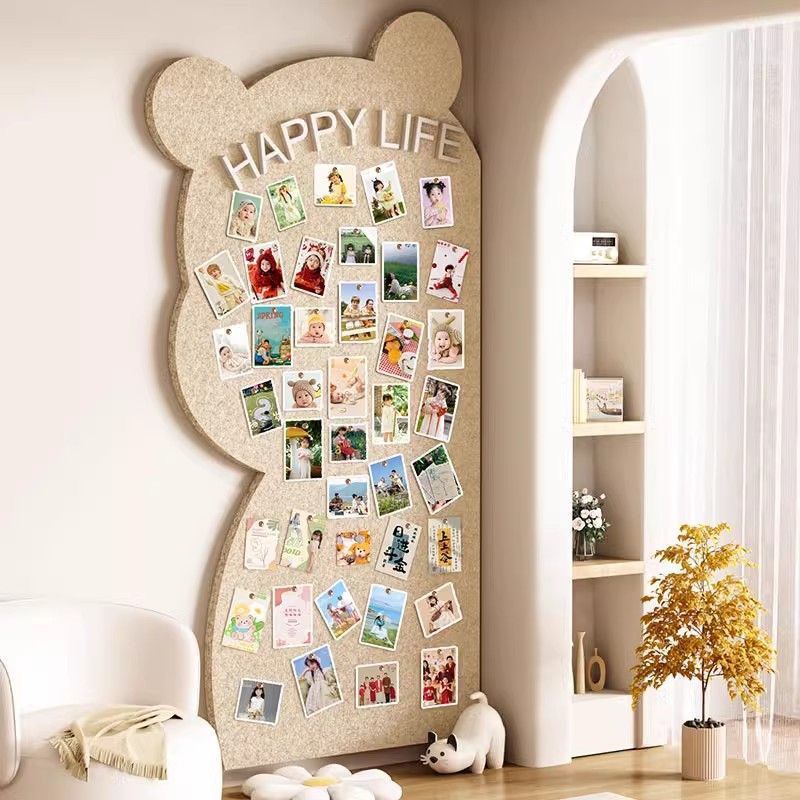 BYOU 부착식 게시판 무타공 펠트보드 DIY 카툰 포토월 제작+압정+벨크로 52,200원