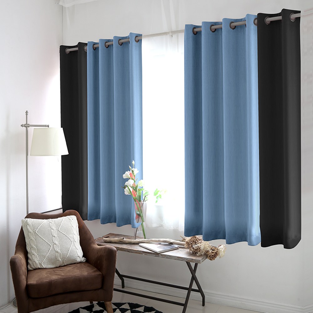 리빙위키 암막커튼 작은창 포인트커튼 아일렛/커텐 거실 창문 원룸 햇빛 6,900원