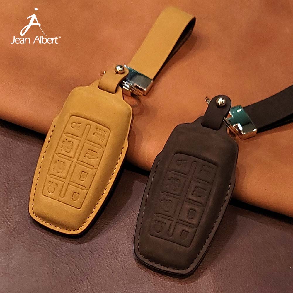 진알버트 3D 제네시스  더 올뉴 G80 호환 스마트키케이스 가죽 차키 커버 키홀더 키링 19,800원