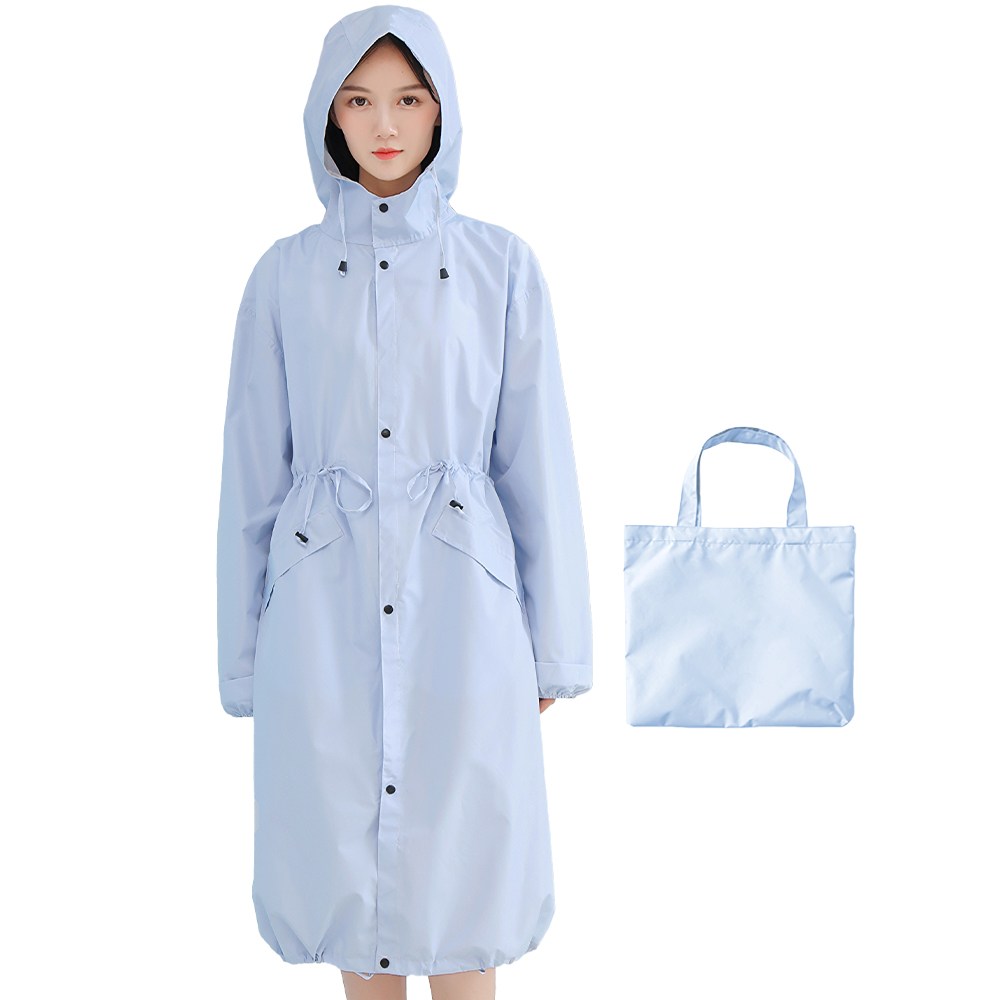 스토리원 남녀공용 후드 레인코트 레인자켓 사선포켓 우비 우의 비옷 가방세트 URJ014 8,970원