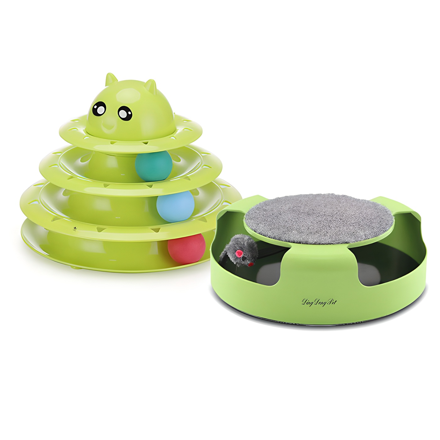 딩동펫 고양이 우주트랙 + 쥐잡이 회전 세트 10,400원