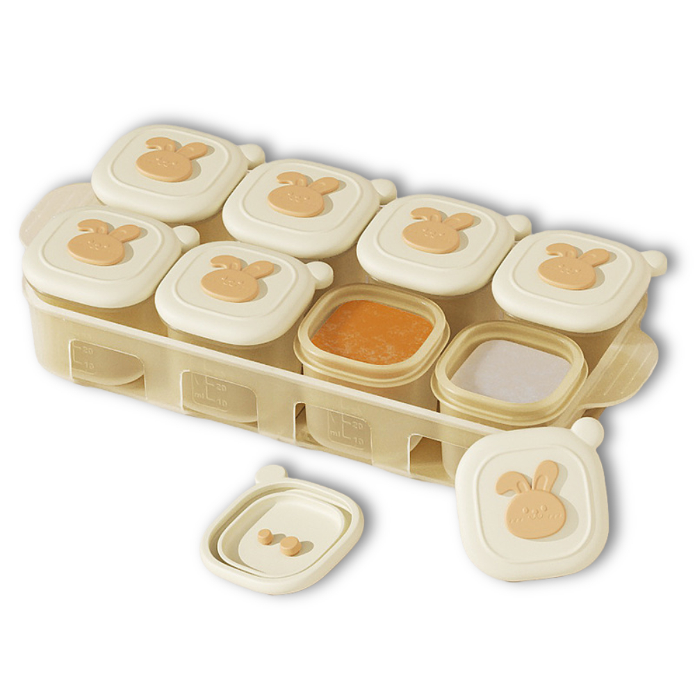 베베스페이스 실리콘 이유식 냉동 소분 용기 멀티 큐브 8구 세트, 혼합색상, 1세트, 50ml 18,400원