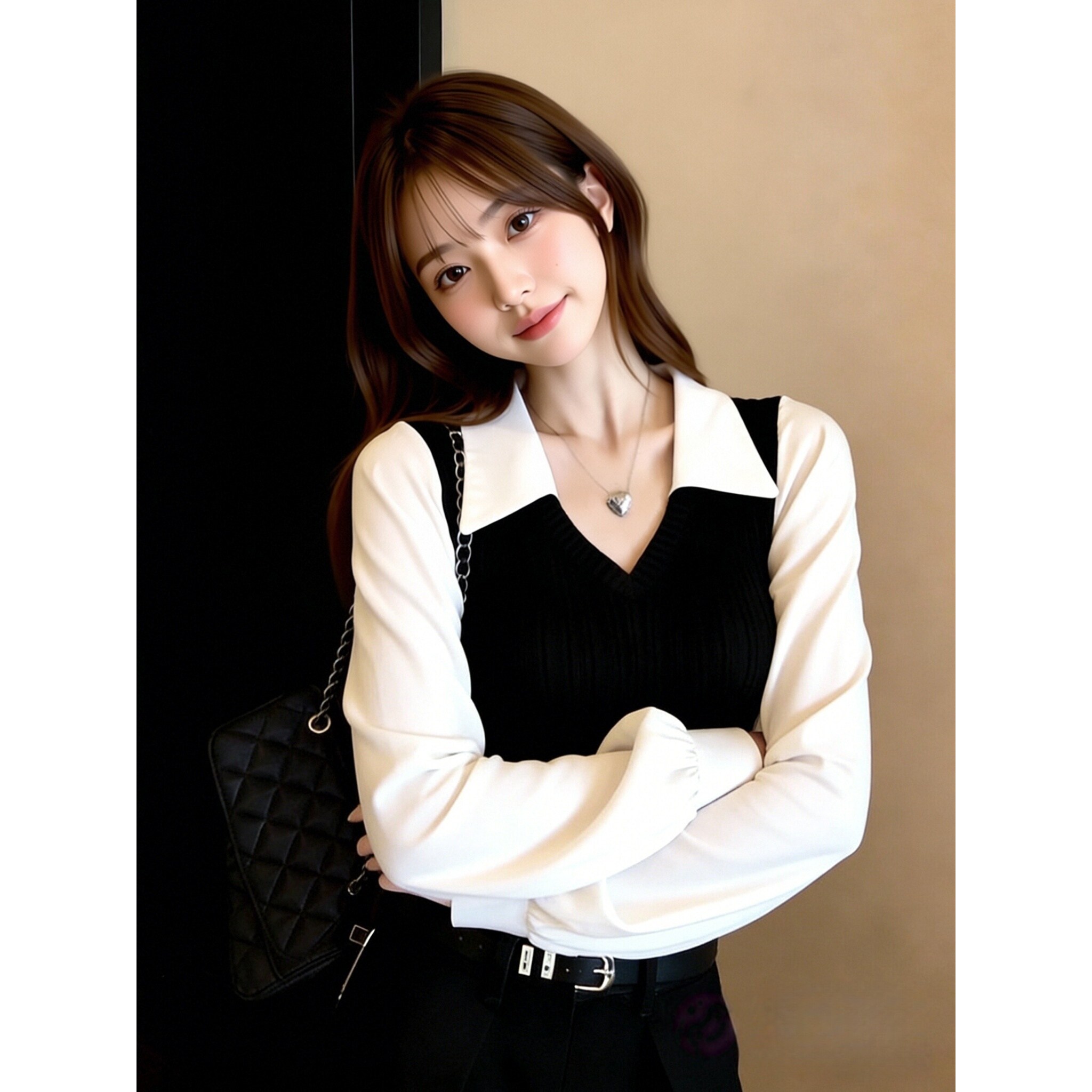 비아이와이 여성 데일리 심플 캐주얼 패션 통근 셔츠 D131 32,000원