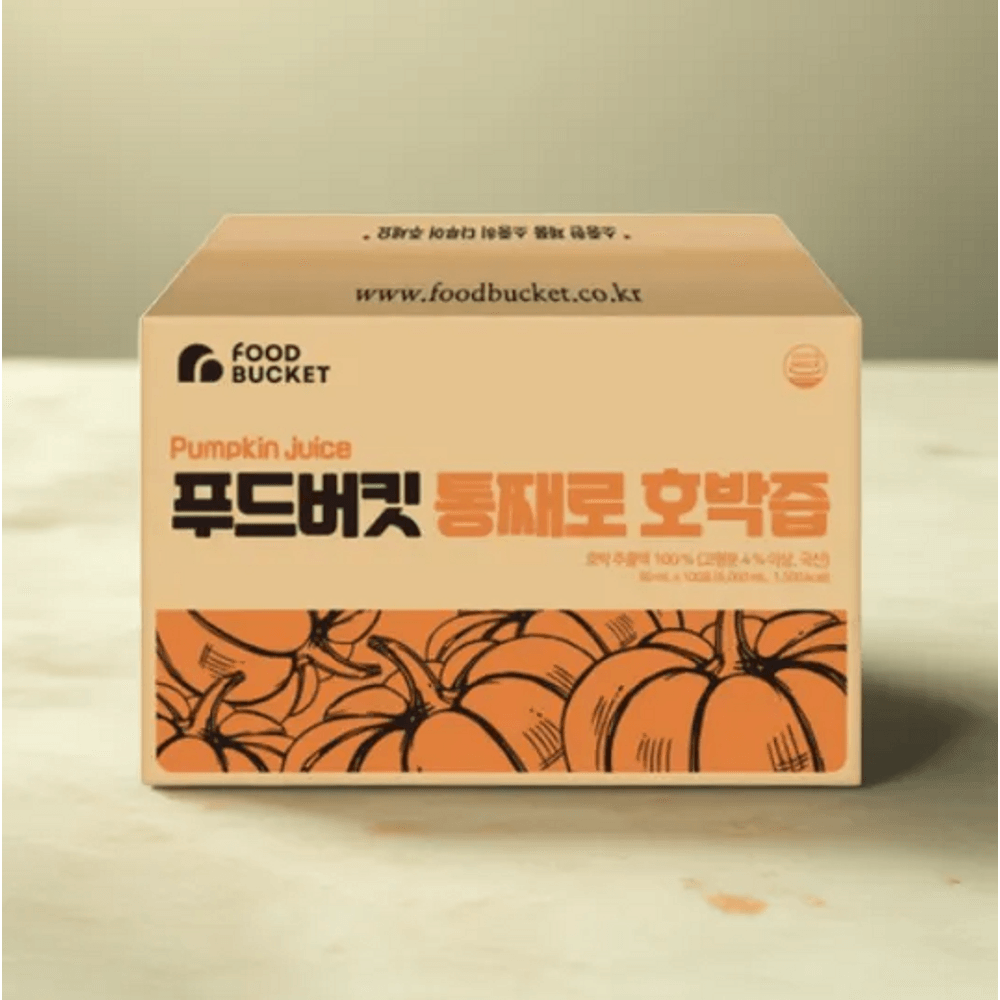 푸드버킷 통째로 호박즙 저온가공 실속형 국산 호박 100프로 늙은호박즙 55,770원