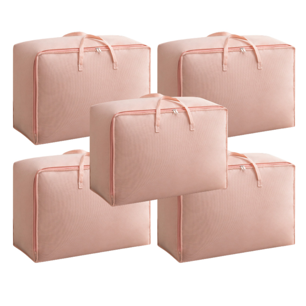 인사이드리빙 특 대형 이불 보관함 정리함 옷 이사 가방 수납함 주머니, 5개, 핑크 20,980원