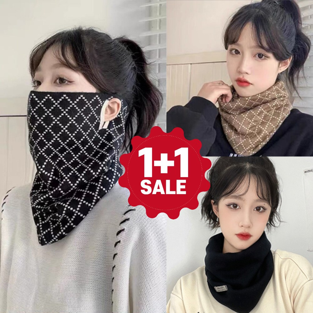 루나뷰링 1+1 남녀공용 겨울 기모 넥워머 귀걸이형 방한 마스크 8,800원