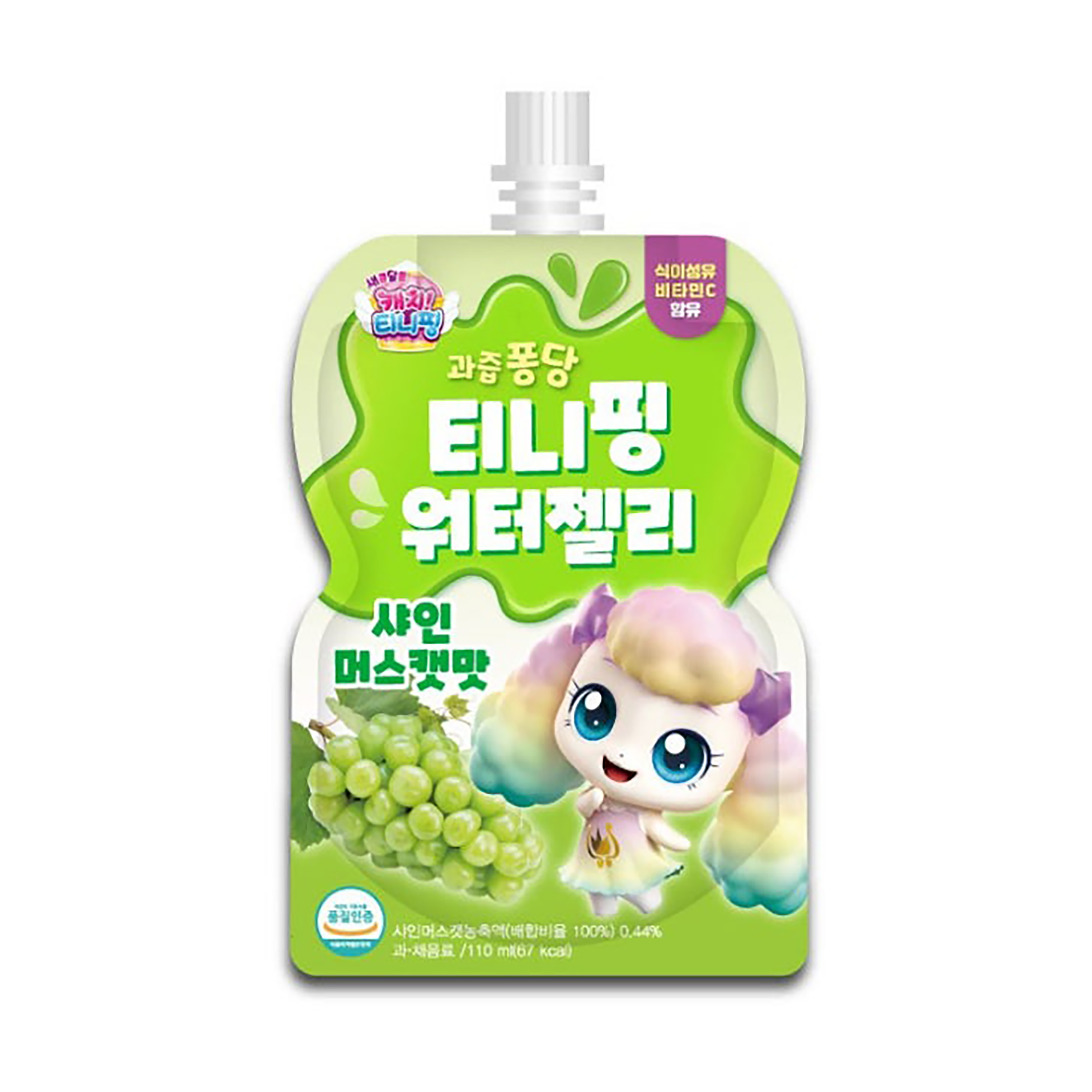 해호 캐치티니핑 과즙퐁당 티니핑 워터젤리 110ml 샤인머스캣맛 초롱핑 38,890원