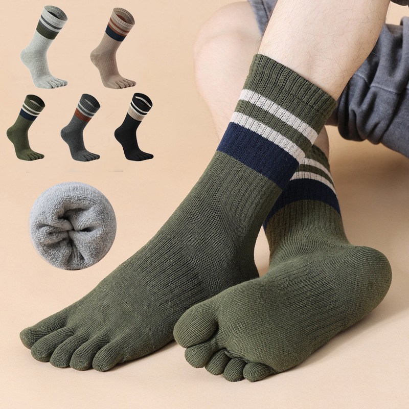 남성 겨울양말 두꺼운 파일 오리지널면 스포츠 발가락 중목양말 5켤레세트 24,900원