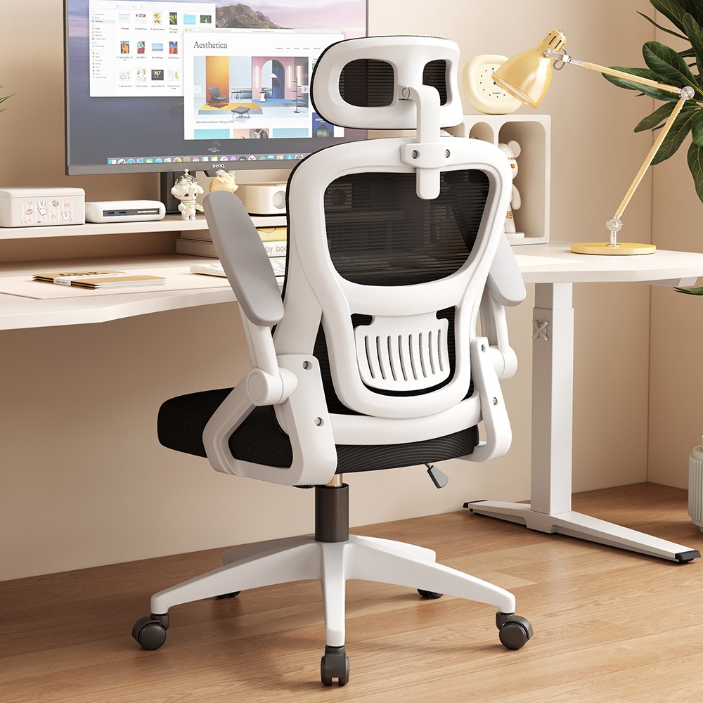 Arcbliss 사무용 푹신한 메쉬 컴퓨터 의자, 블랙 헤드레스트 70,000원