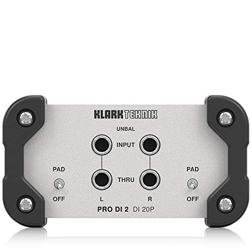 Klark Teknik PRO DI 2 DI 20P 미다스  Klark Teknik PRO DI 2 DI 20P 미다스 트랜스포머 및 확장 다이나믹 레인지가 적용된 패시브 스테레오 182,350원