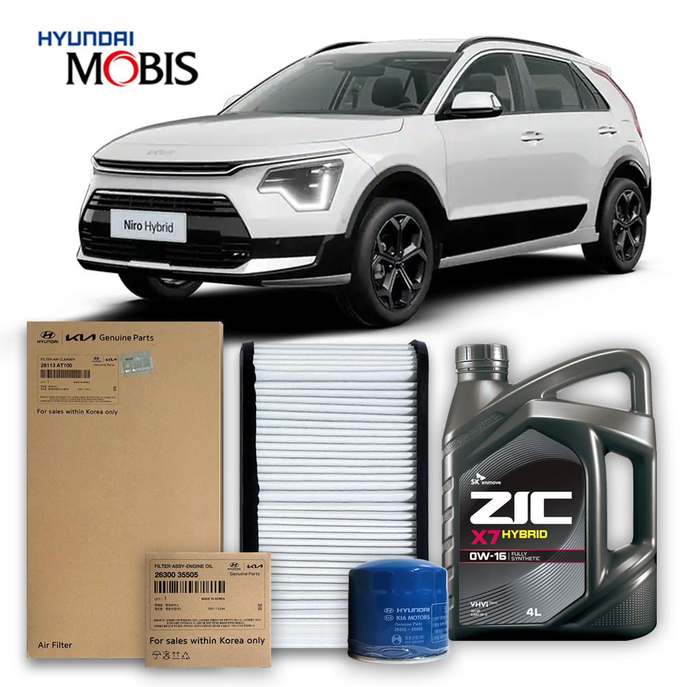 디올뉴 니로 2세대 22년식 이후 하이브리드 전용 순정필터+지크X7 0W16, 1개 69,580원