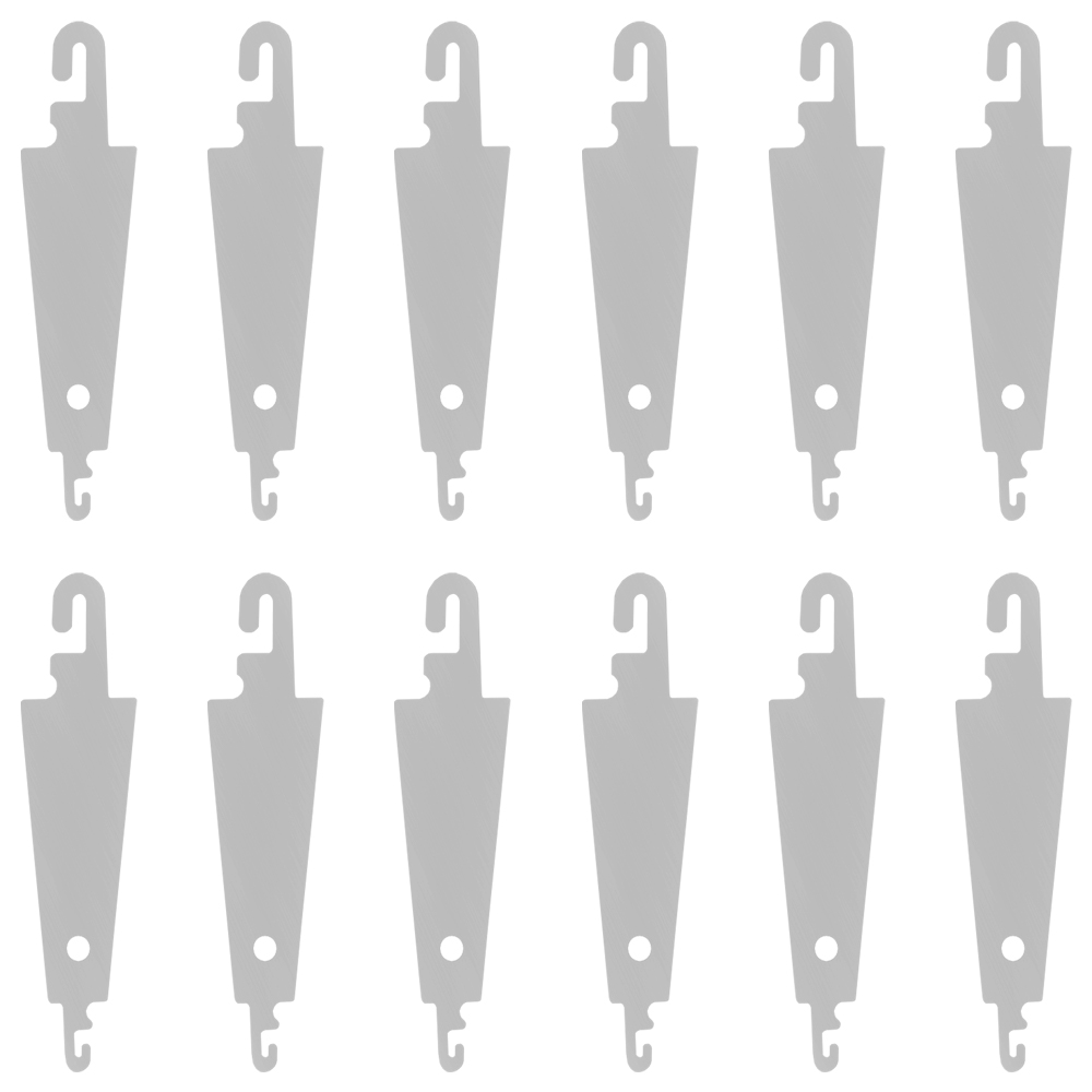 알루미늄 실꿰기 C형, 실버, 12개 6,400원