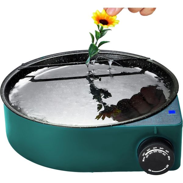 프리미엄 40개의 글루 스틱이 있는 공예용 핫 글루 멜팅 포트 전기 플로럴 글루 디핑 프라이팬 키트 DIY 예술 및 공예용 미니 글루건 20W, 단일상품 70,630원