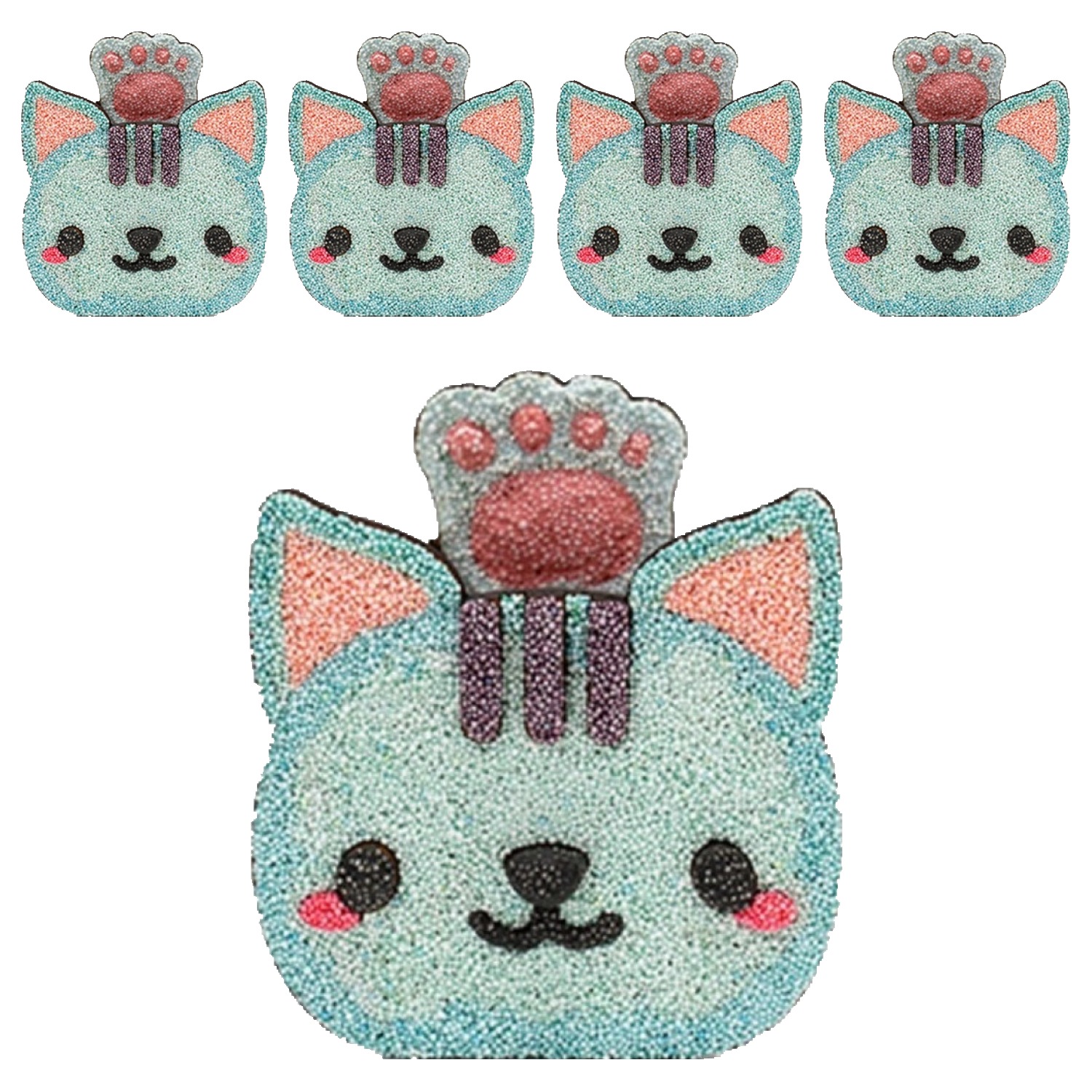 민화샵 동물 연필 꽂이 칼라폼 만들기 UDPCL0133, 고양이, 5개 18,900원