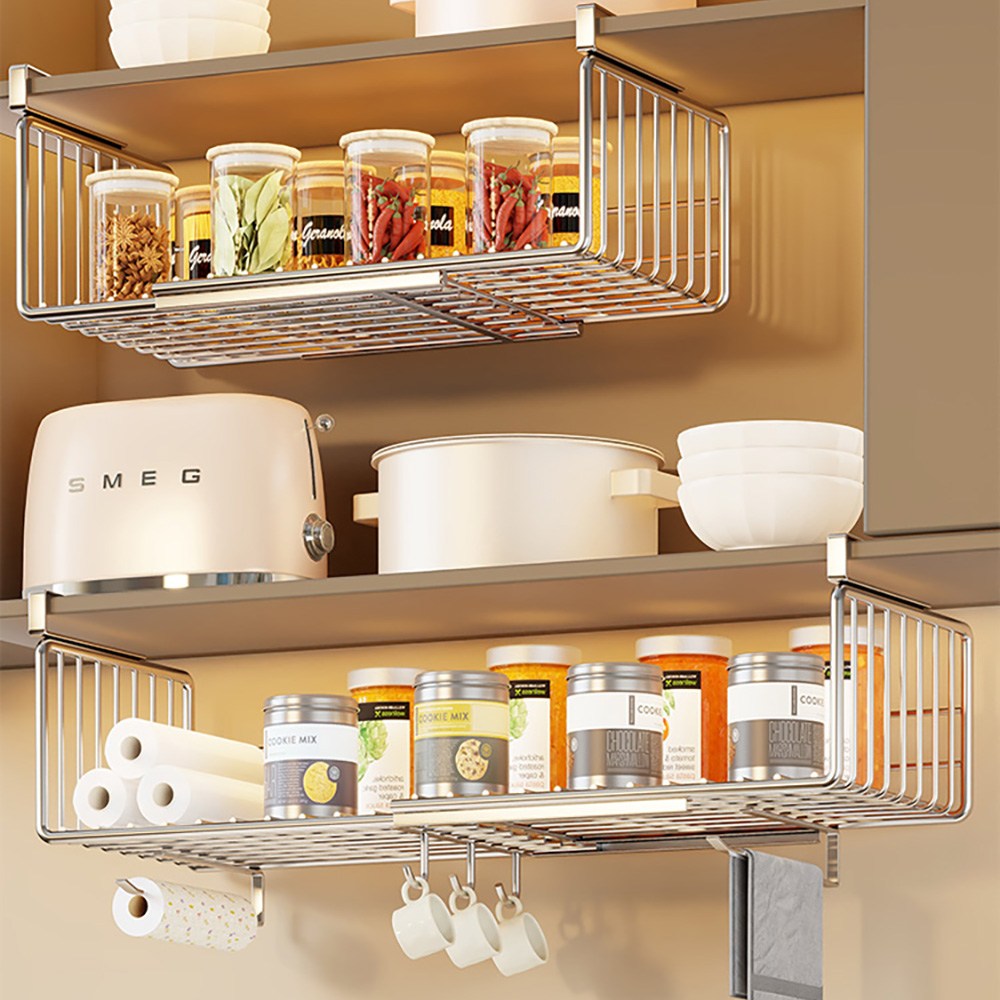 Alemon 길이조절 가능한 상부장 식기건조대, 은빛 22,900원