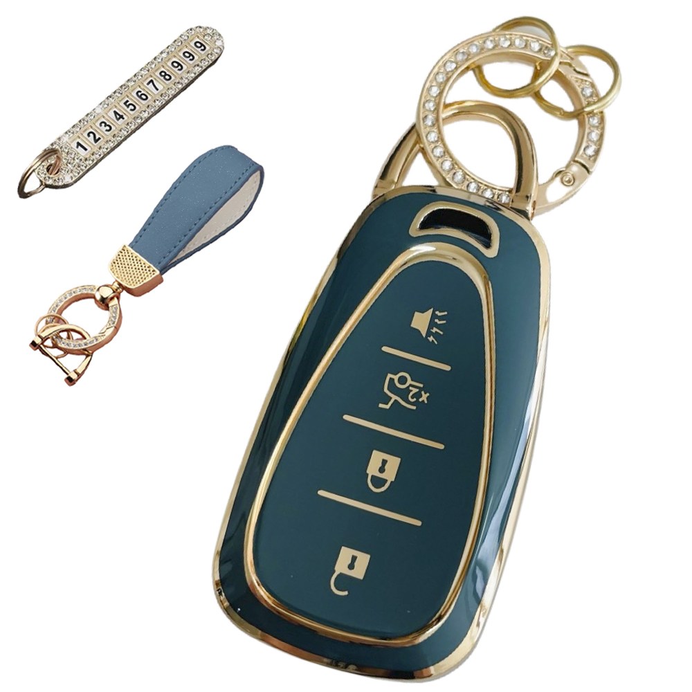 루루형제 쉐보레 호환 프리미엄 TPU 키케이스+번호키링+가죽스트랩 세트 18,370원