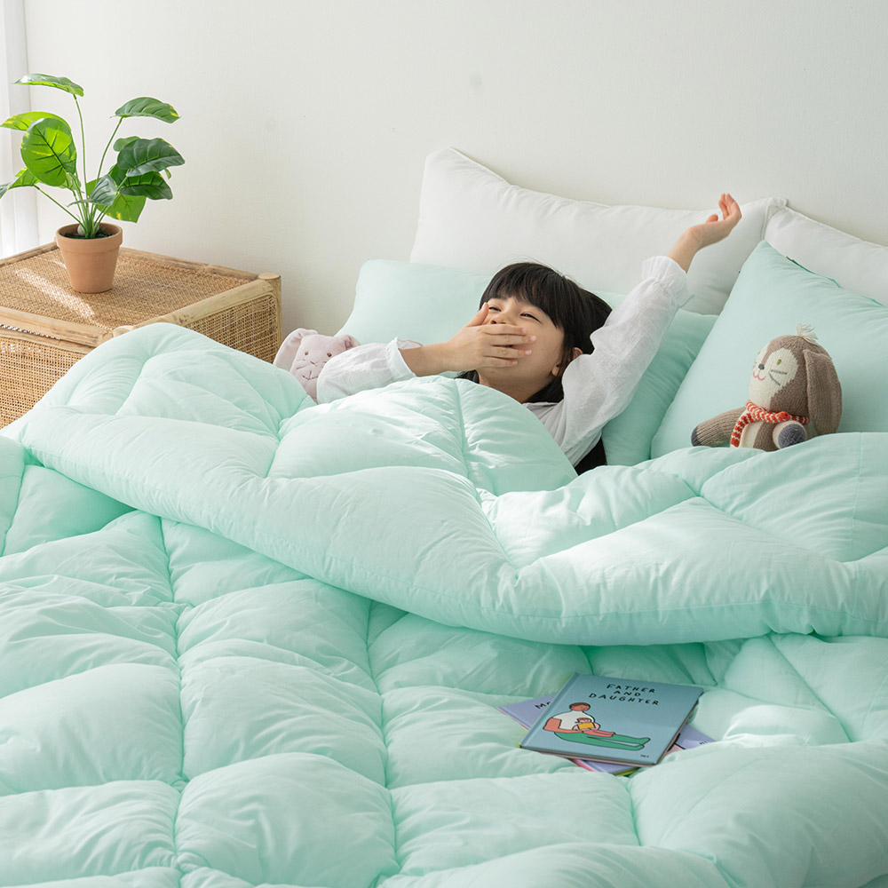 힐링 60수 프리미엄 순면 친환경 옥수수솜 항균바이오 누빔이불 SS 9,570원