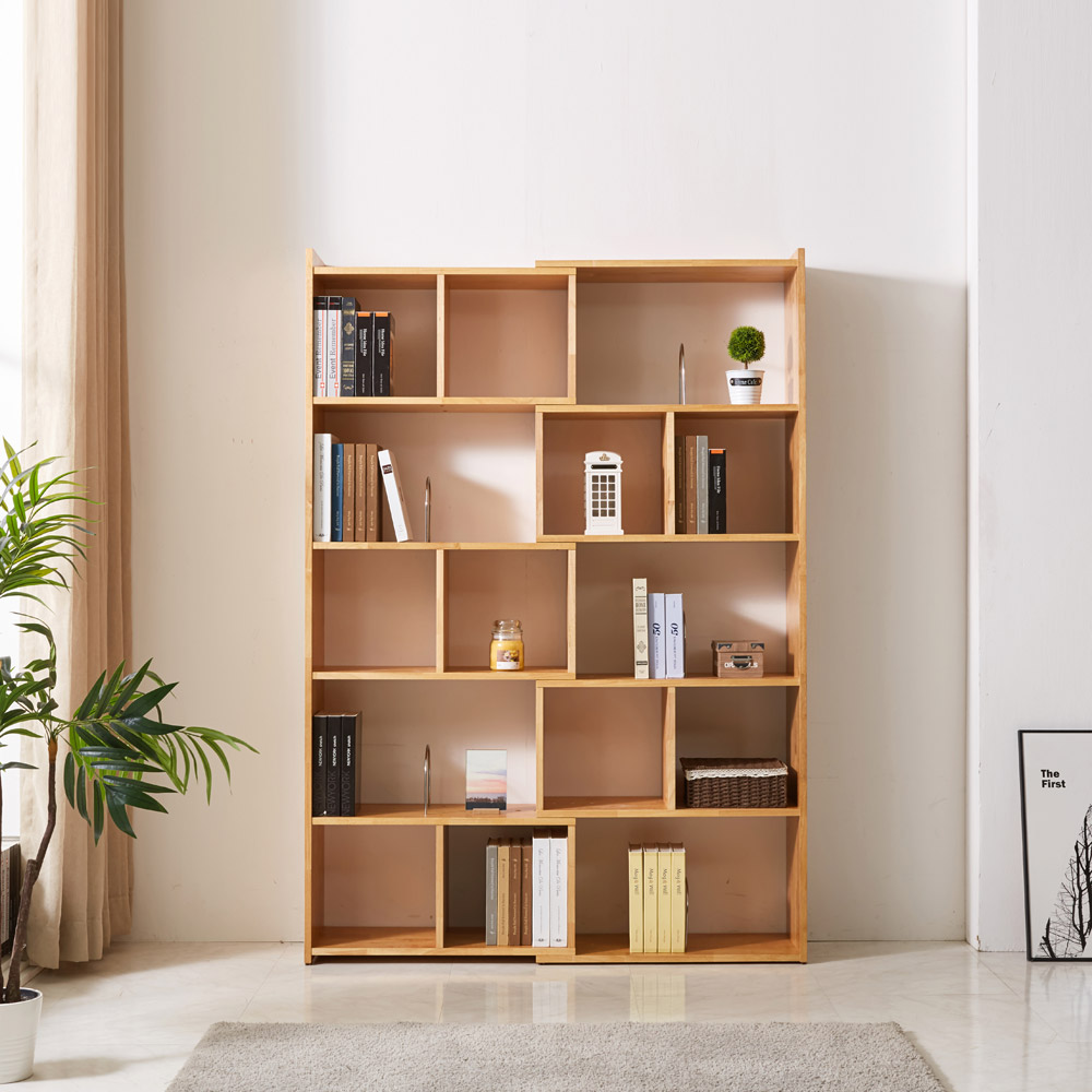 도로시 5단 원목책장 우레탄칠도장 서재 책꽂이 코너장 1300 319,000원