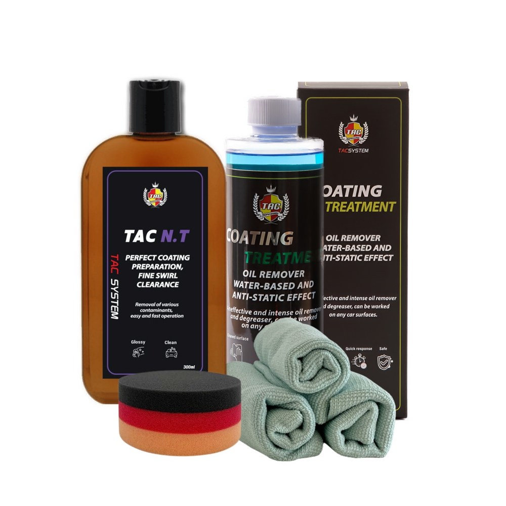 TAC시스템 도장면 관리 4종 세트 (페인트 클렌져,유분제거제,다용도 타월,저먼패드), 1개 32,000원