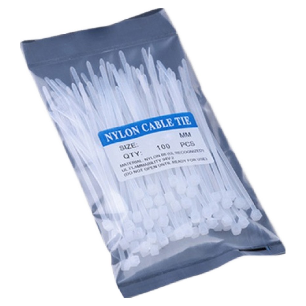 다용도 고강도 케이블타이 TCT-150 100p, 화이트, 1개 9,110원