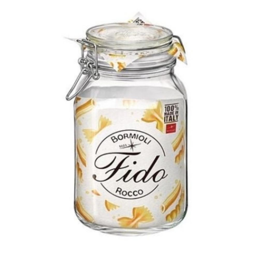 이태리 보르미올리 피도 클램프 유리뚜껑 밀폐용기-1개/1.5L/투명뚜껑 쨈병 보관용기 3,300원