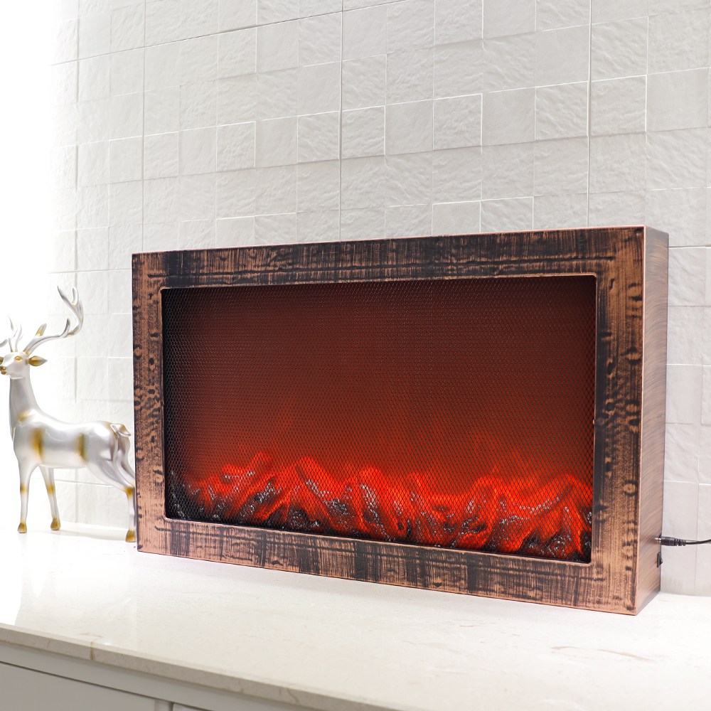 21세기트랜드 감성 불멍 모닥불 벽난로 무드등, D타입, 603 x 110 x 368 mm 57,830원