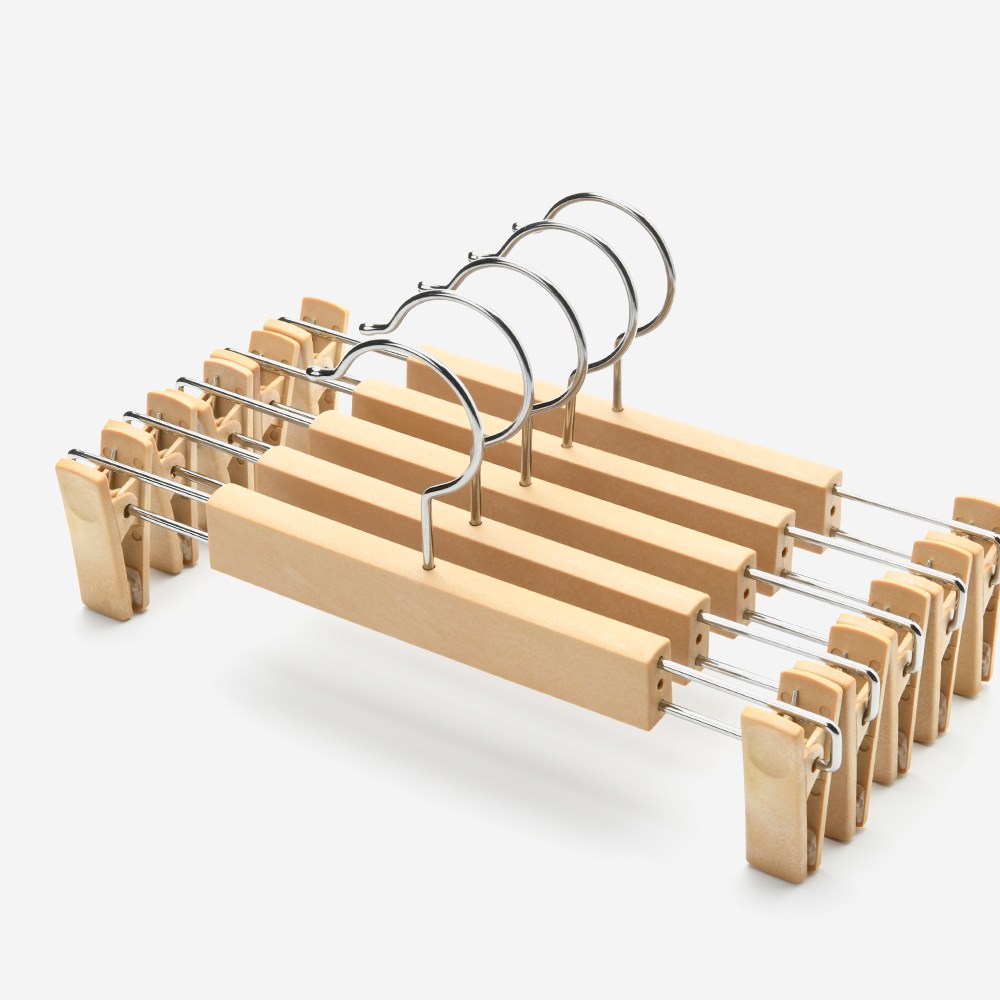 트리안트 국내생산 프리미엄 논슬립 어깨뿔방지 옷걸이 바지걸이, 10개, 바지걸이 베이지 17,420원