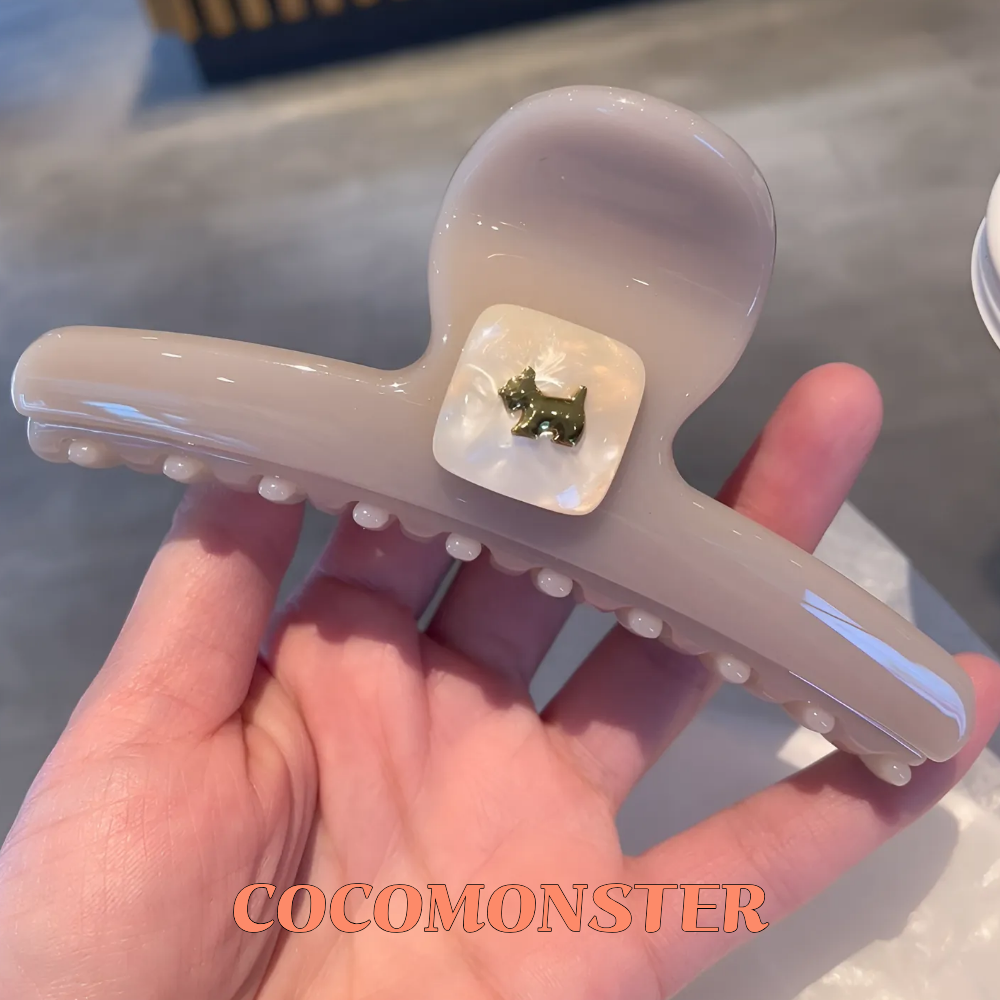 COCOMONSTER 프리미엄 깔끔한 고급 올림머리 헤어 집게핀 튼튼한 반머리 헤어핀 12cm 18,900원